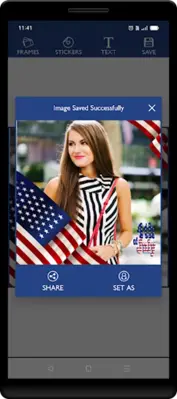 USA Independence Photo Frame android App screenshot 3